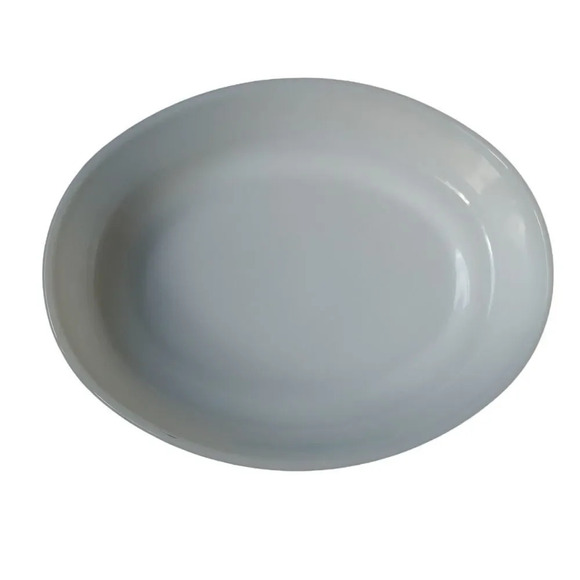 Vintage Termocrisa Mexico 13  Milk Glass Casserole Dish - Picture 3 of 8